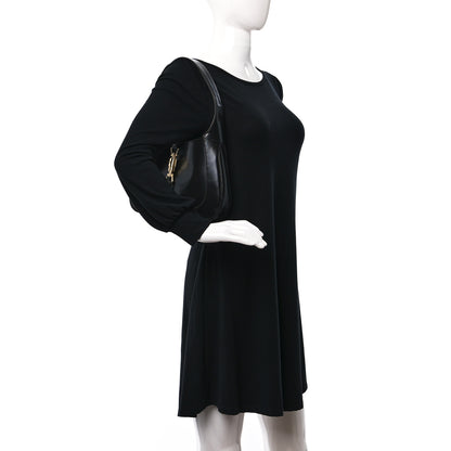 Gucci Boarded Dyana Lux Calfskin Small Jackie 1961 Hobo Black 2 of 9