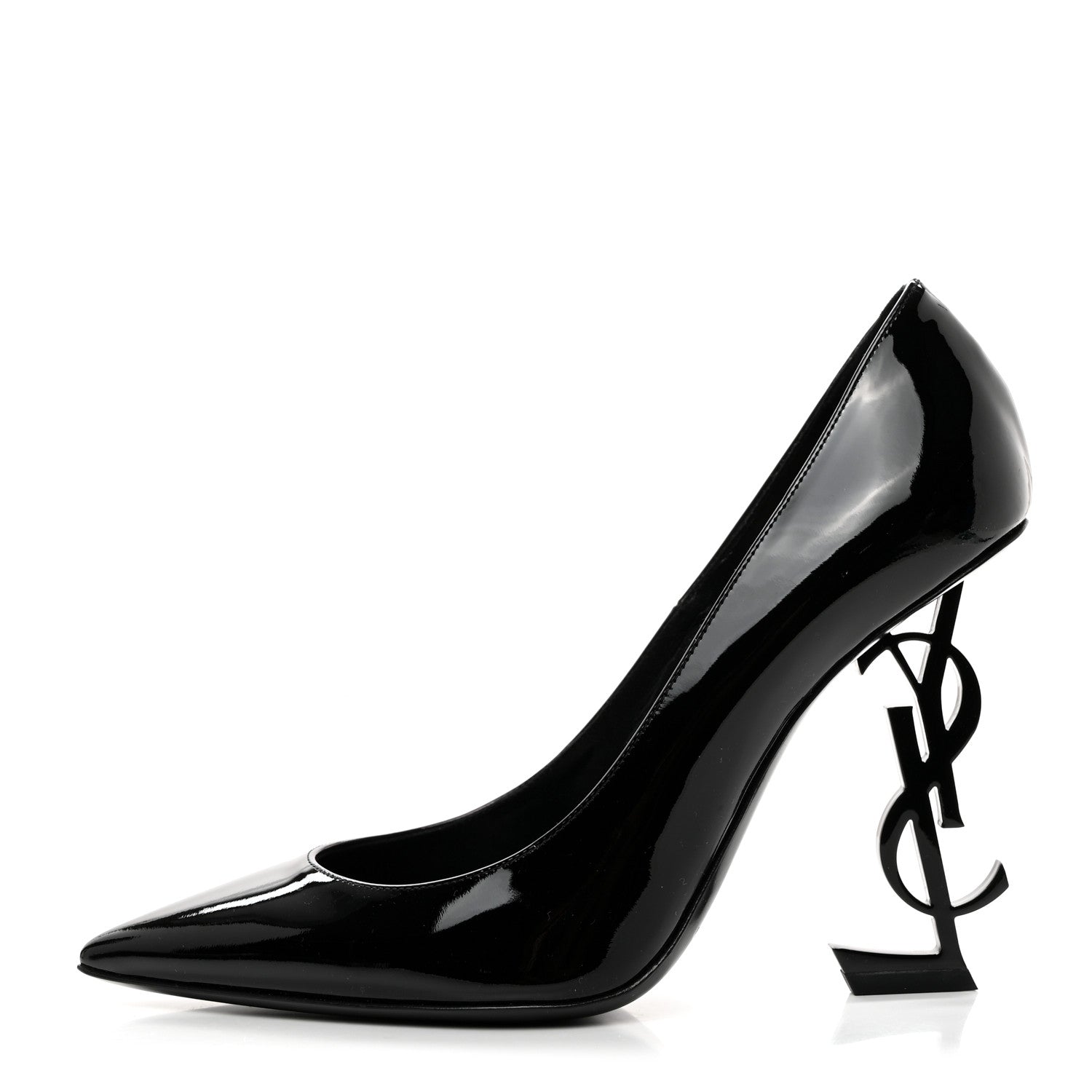Saint Laurent Patent Opyum 110 Pumps 37 Black 1 of 8