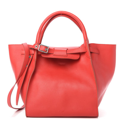 Celine Smooth Calfskin Small Big Bag Red 1 of 10