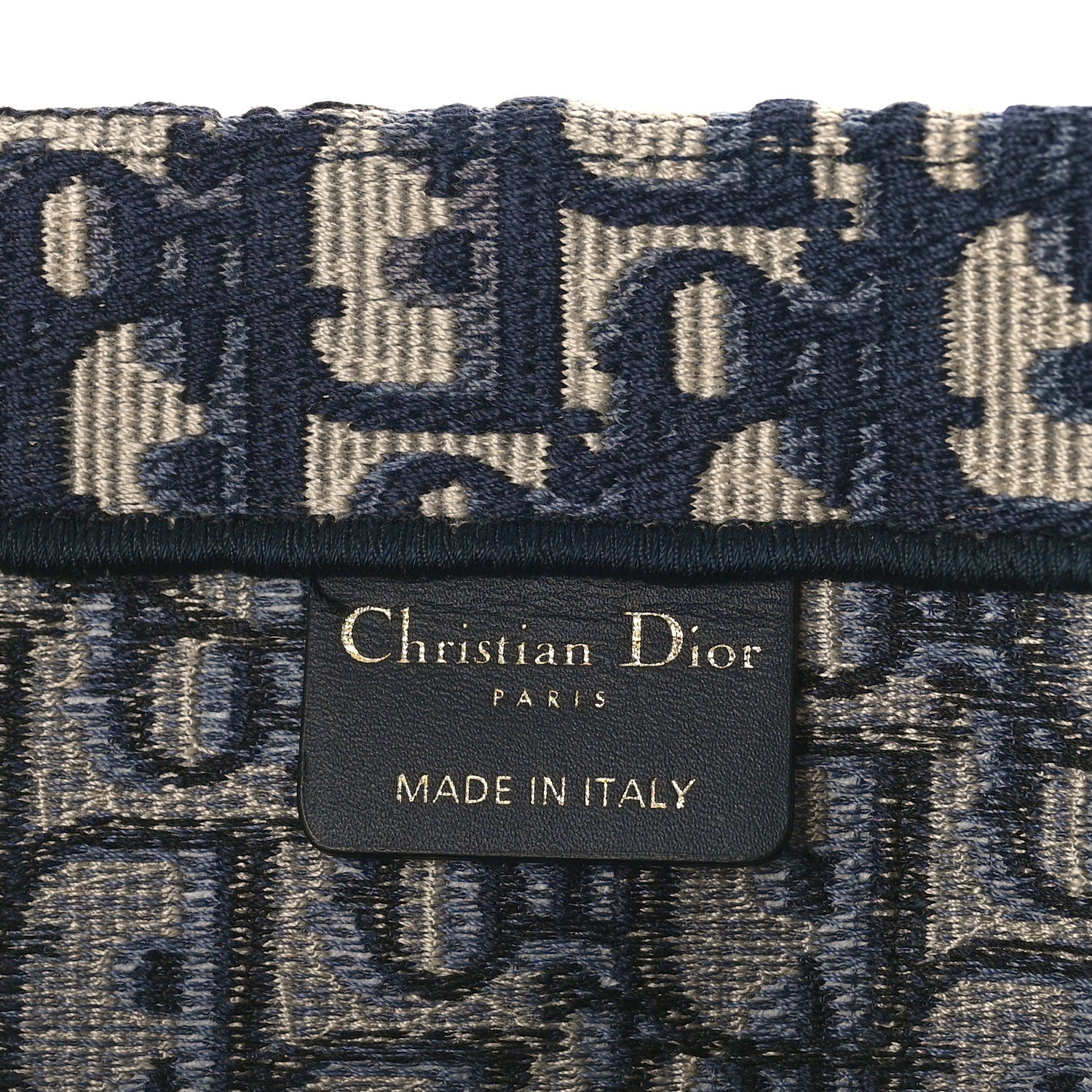 Christian Dior Oblique Medium Book Tote Blue Multicolor 6 of 8