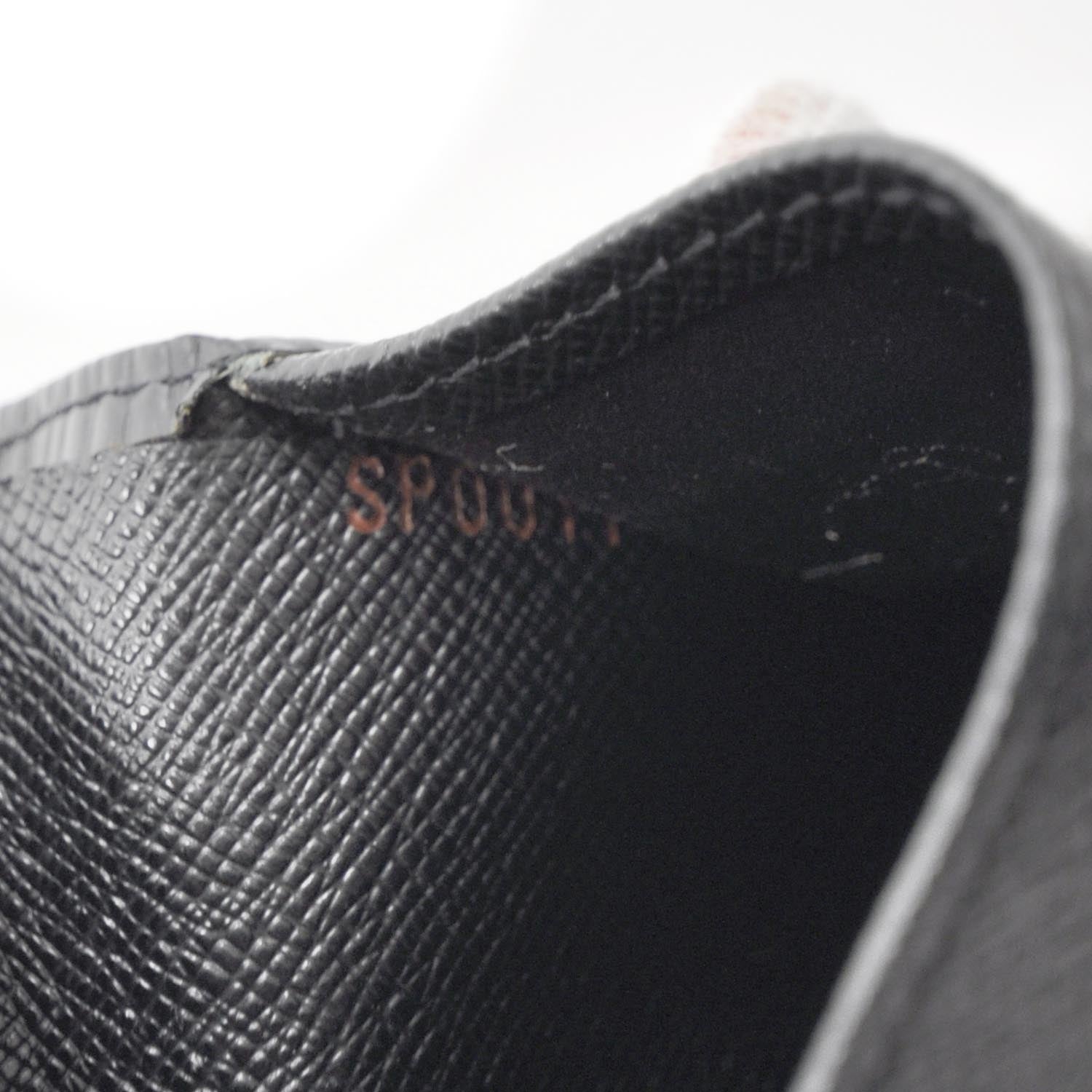 Louis Vuitton Epi Elise Wallet Black 6 of 7