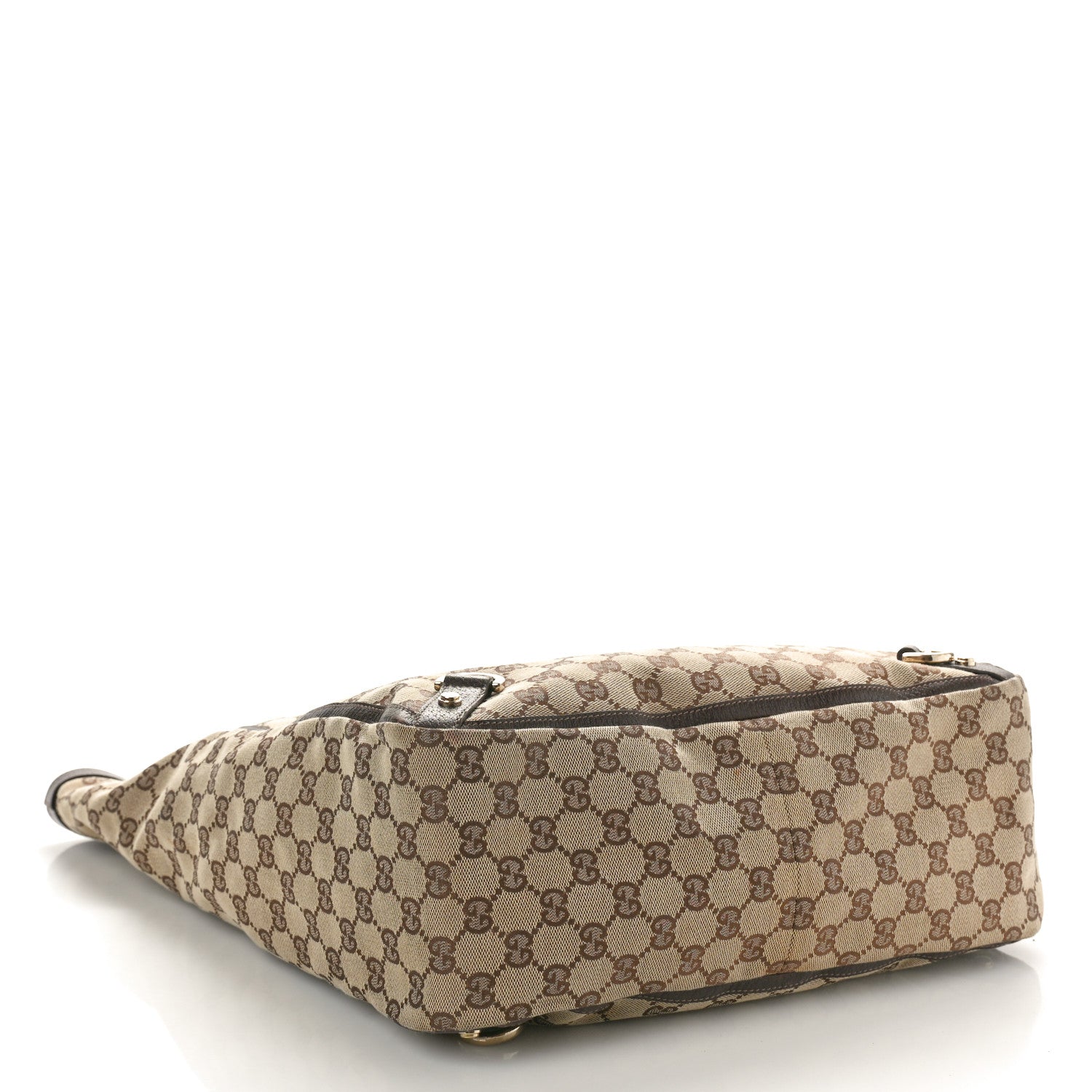 Gucci Monogram Abbey Tote Dark Brown 4 of 13