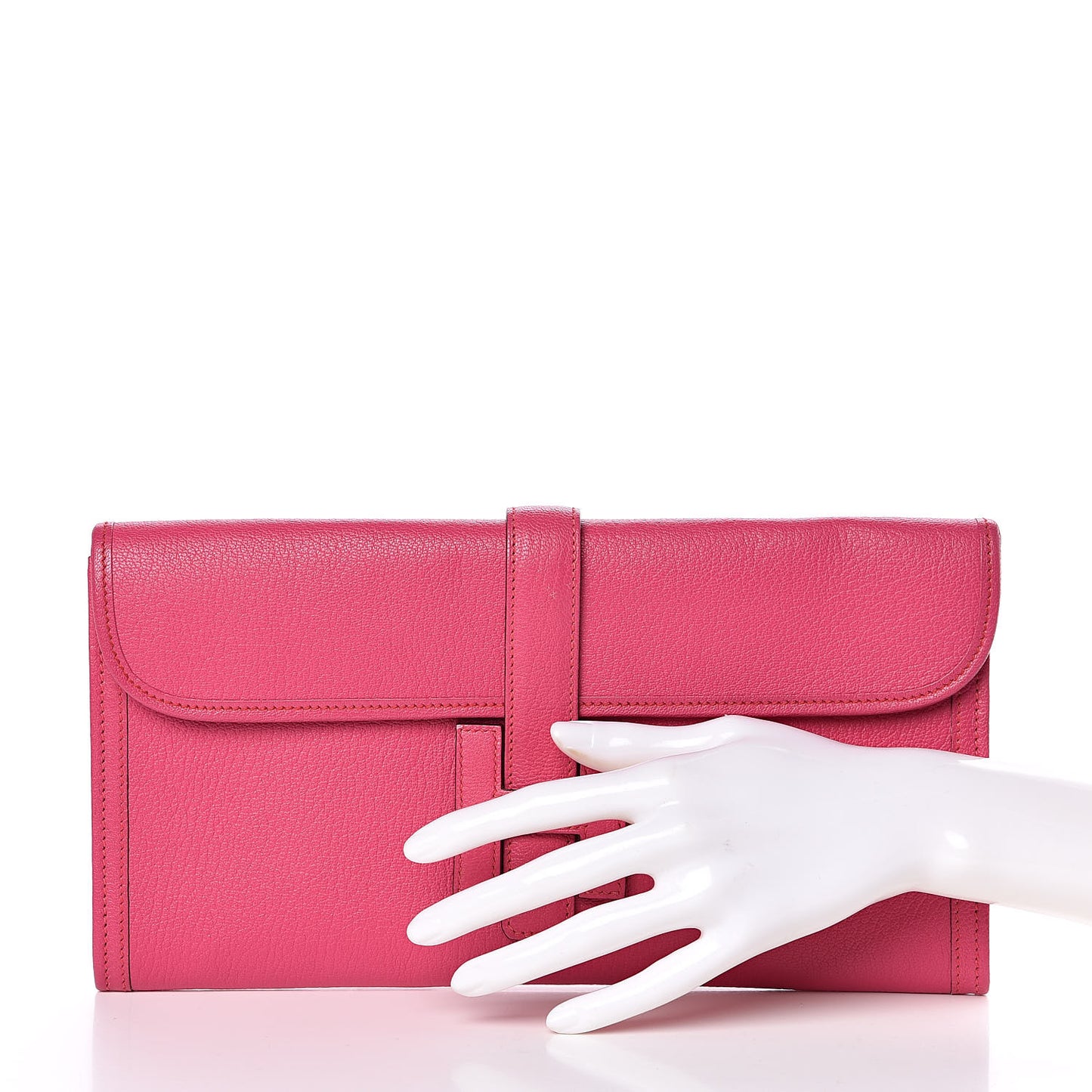 Chèvre Mysore Jige Elan 29 Clutch Rose Shocking