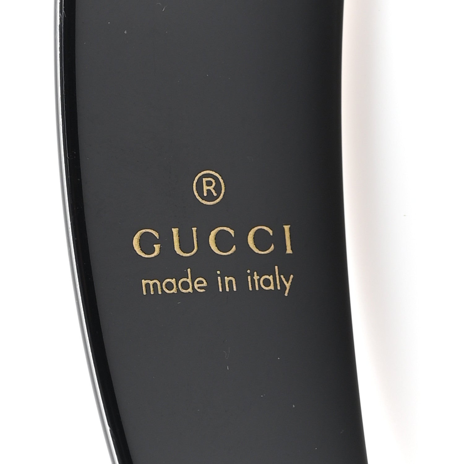 Gucci Resin Crystal Interlocking G Headband Black 5 of 5