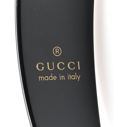 Gucci Resin Crystal Interlocking G Headband Black 5 of 5
