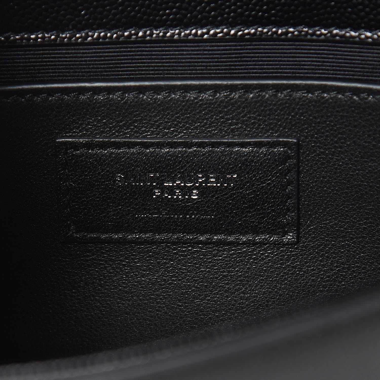 Saint Laurent Grain De Poudre Small Monogram Kate Satchel Black 6 of 9