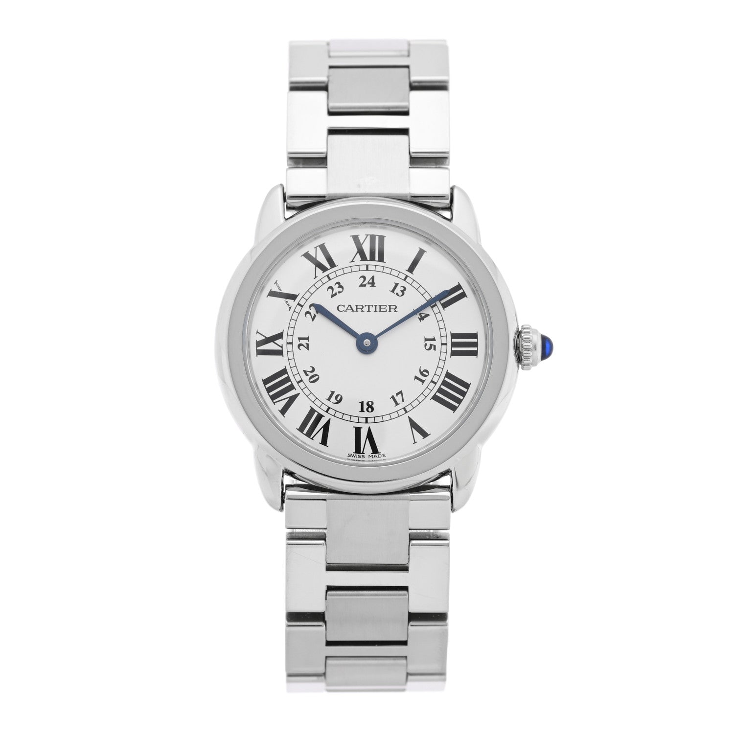 Cartier Stainless Steel 29mm Ronde Solo Quartz Watch 1 of 4