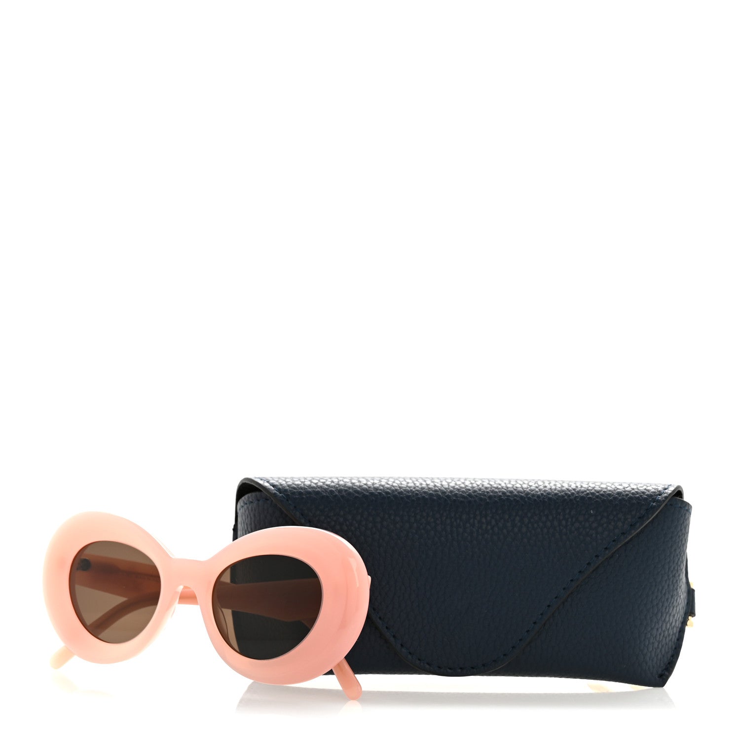 Loewe Acetate Curvy Round Sunglasses LW40112I Pink 8 of 8