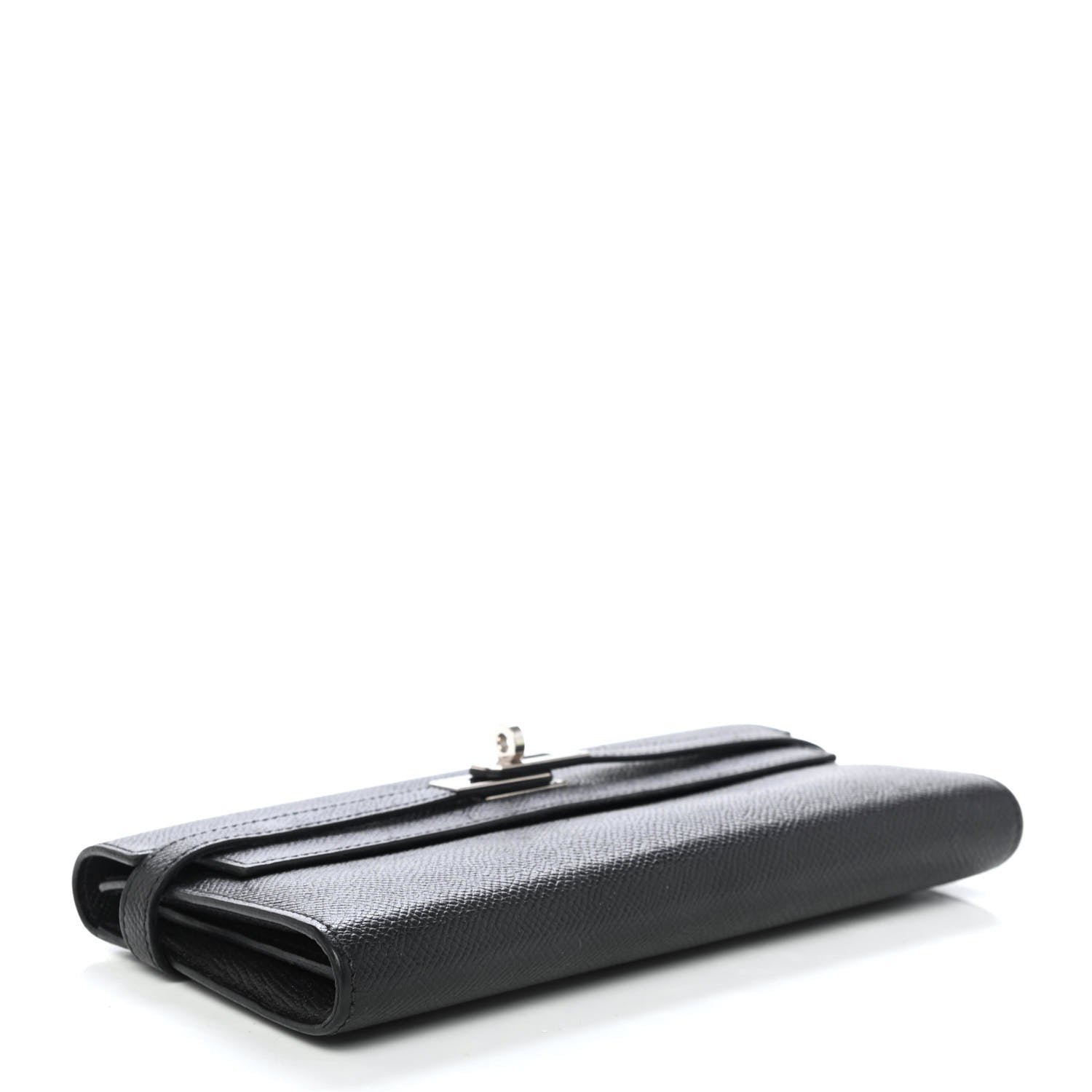 Hermes Epsom Kelly Longue Wallet Black 3 of 4