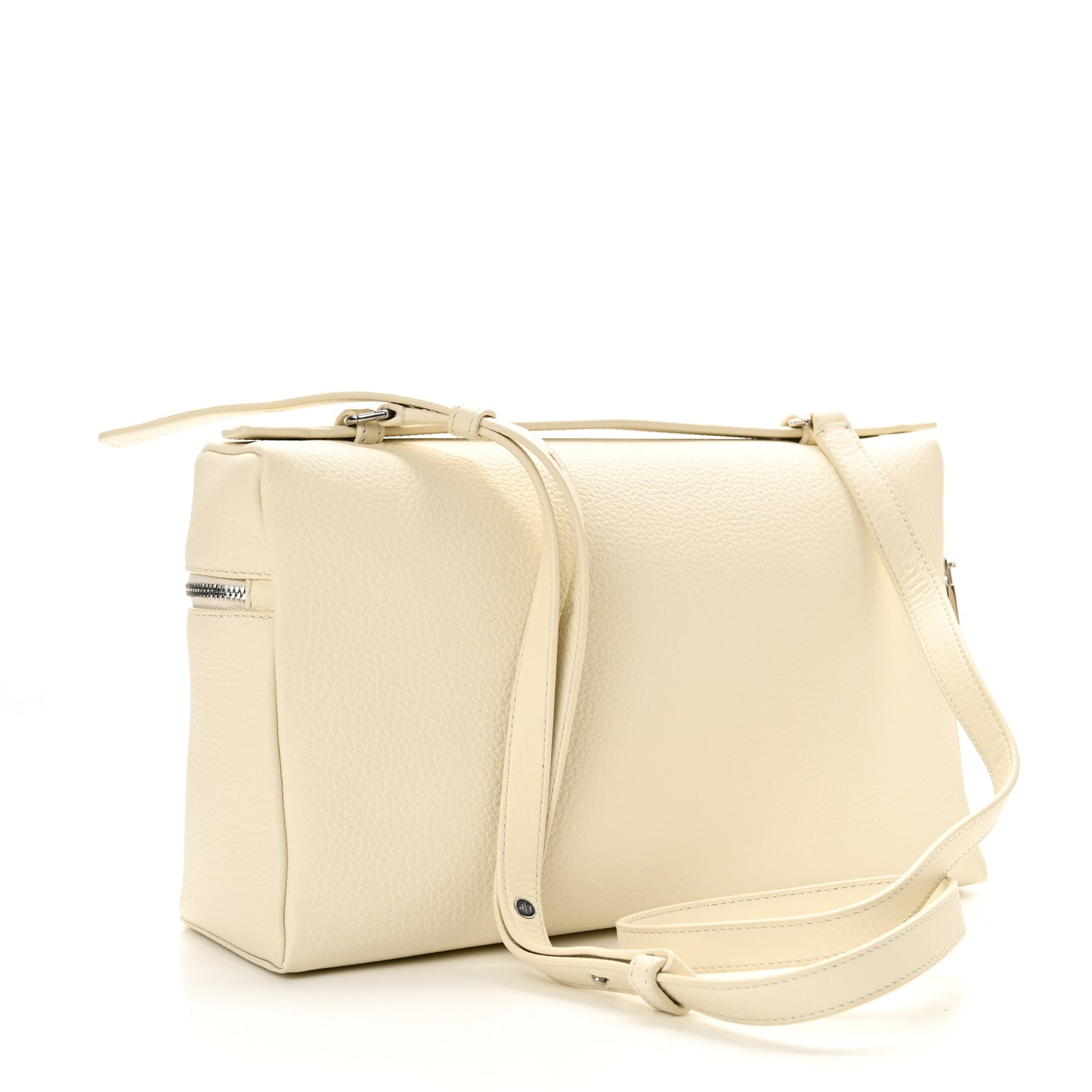 Grained Calfskin Extra Pocket L27 Whisper White