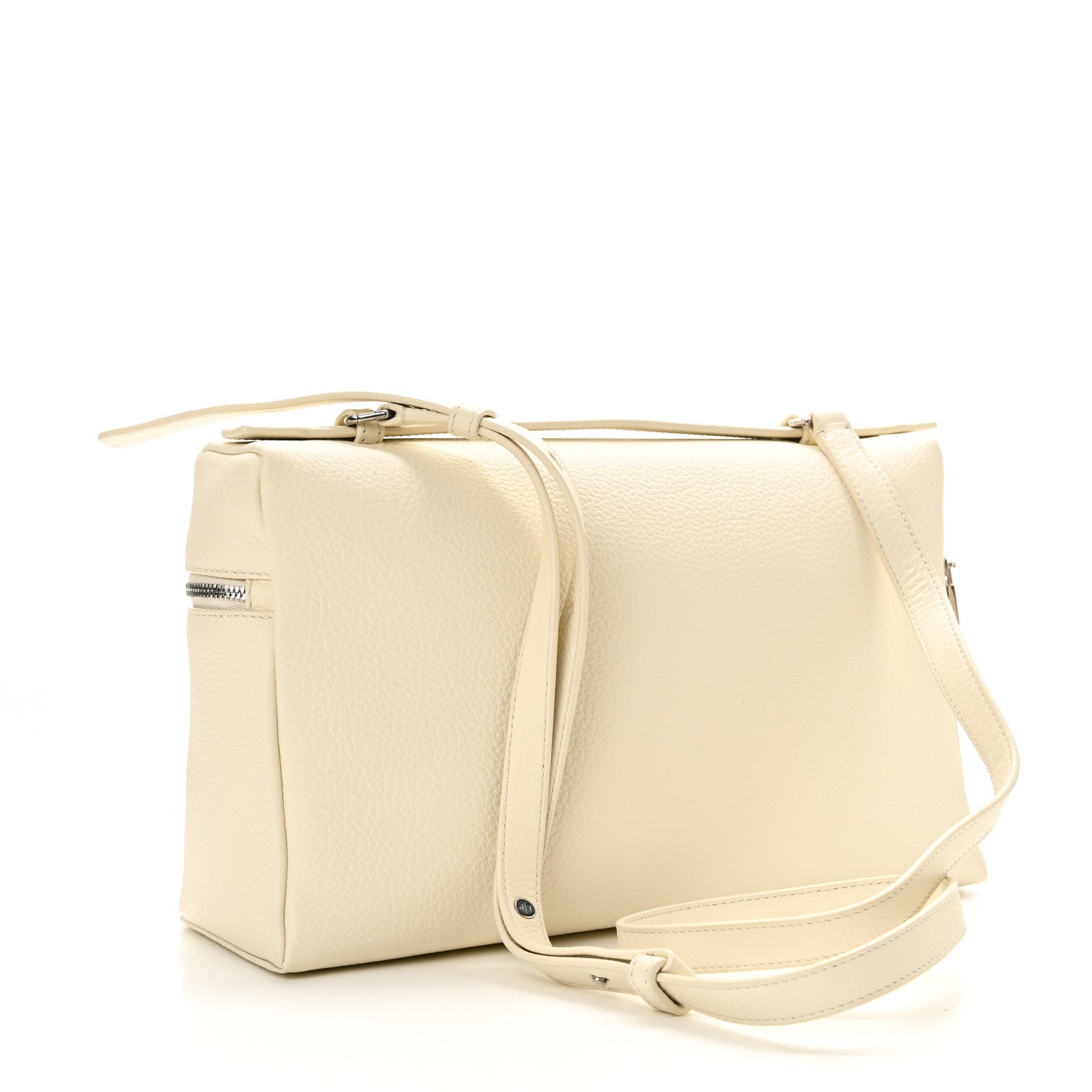 Loro Piana Grained Calfskin Extra Pocket L27 Whisper White 3 of 10