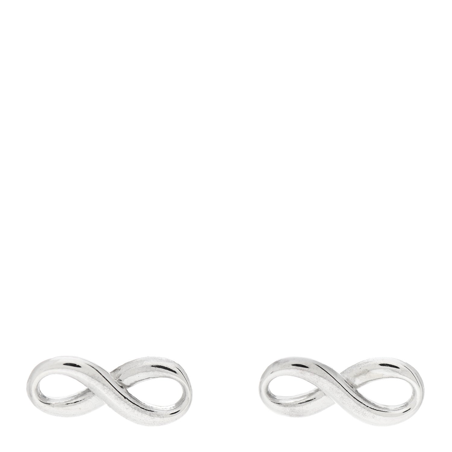 Tiffany Sterling Silver Infinity Earrings 1 of 5