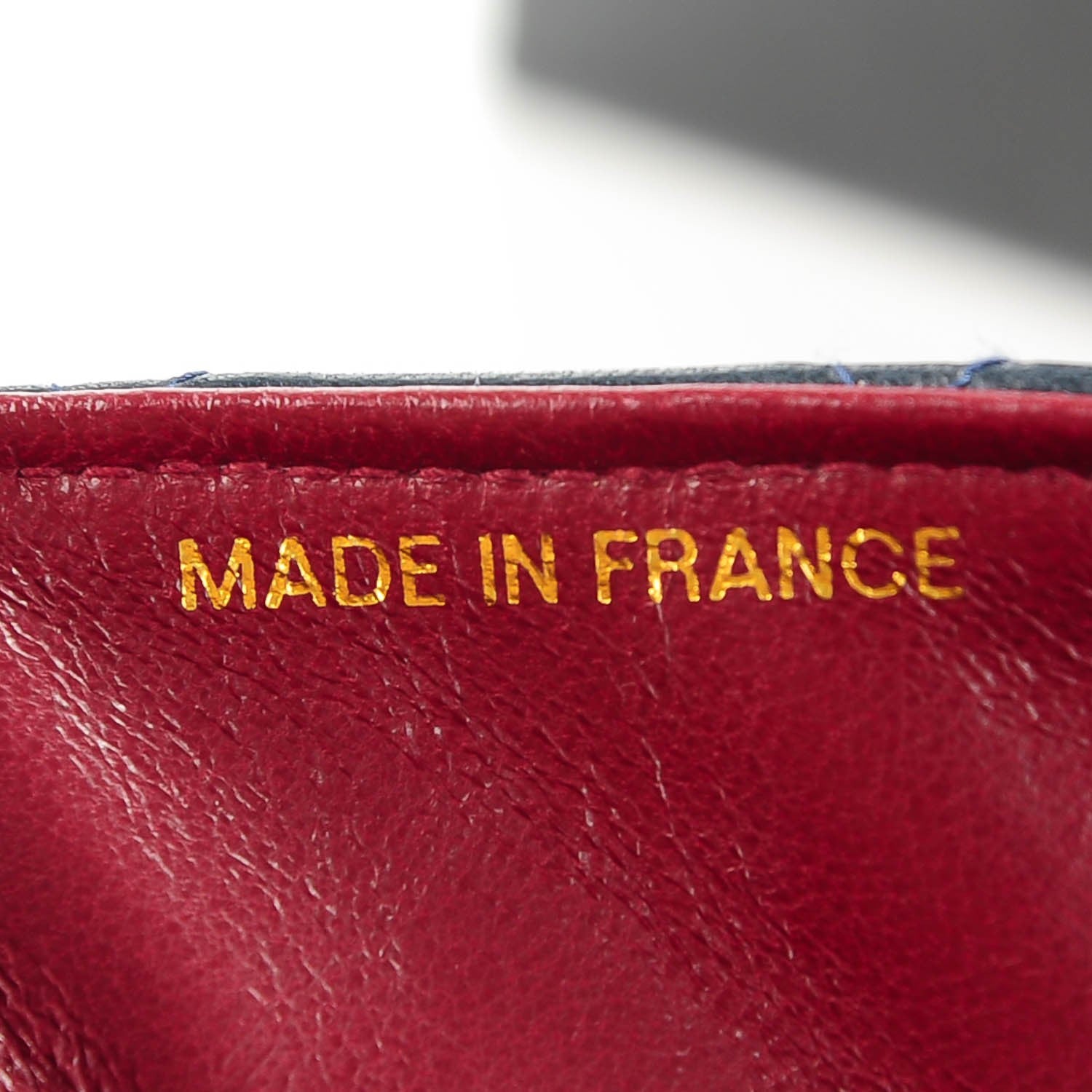 Chanel Lambskin Quilted Mini Square Flap Navy 7 of 9