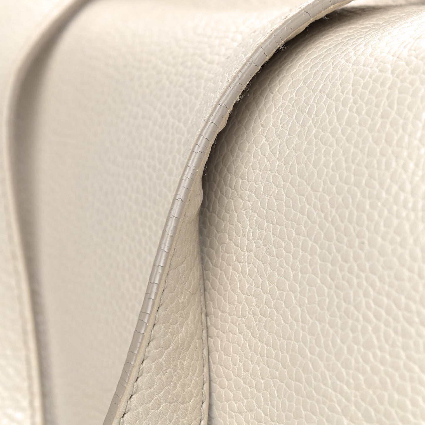 Calfskin Large Downtown Tote Ivory