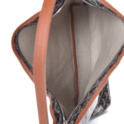 Goyard Goyardine Fidji Zip Hobo Black Gold 5 of 12