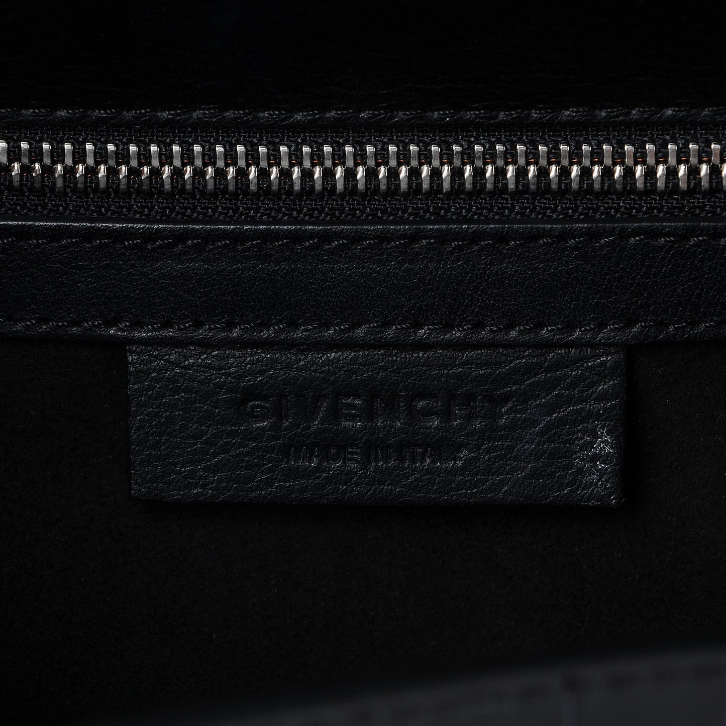 Calfskin Crocodile Embossed Medium Pandora Box Crossbody Bag Black