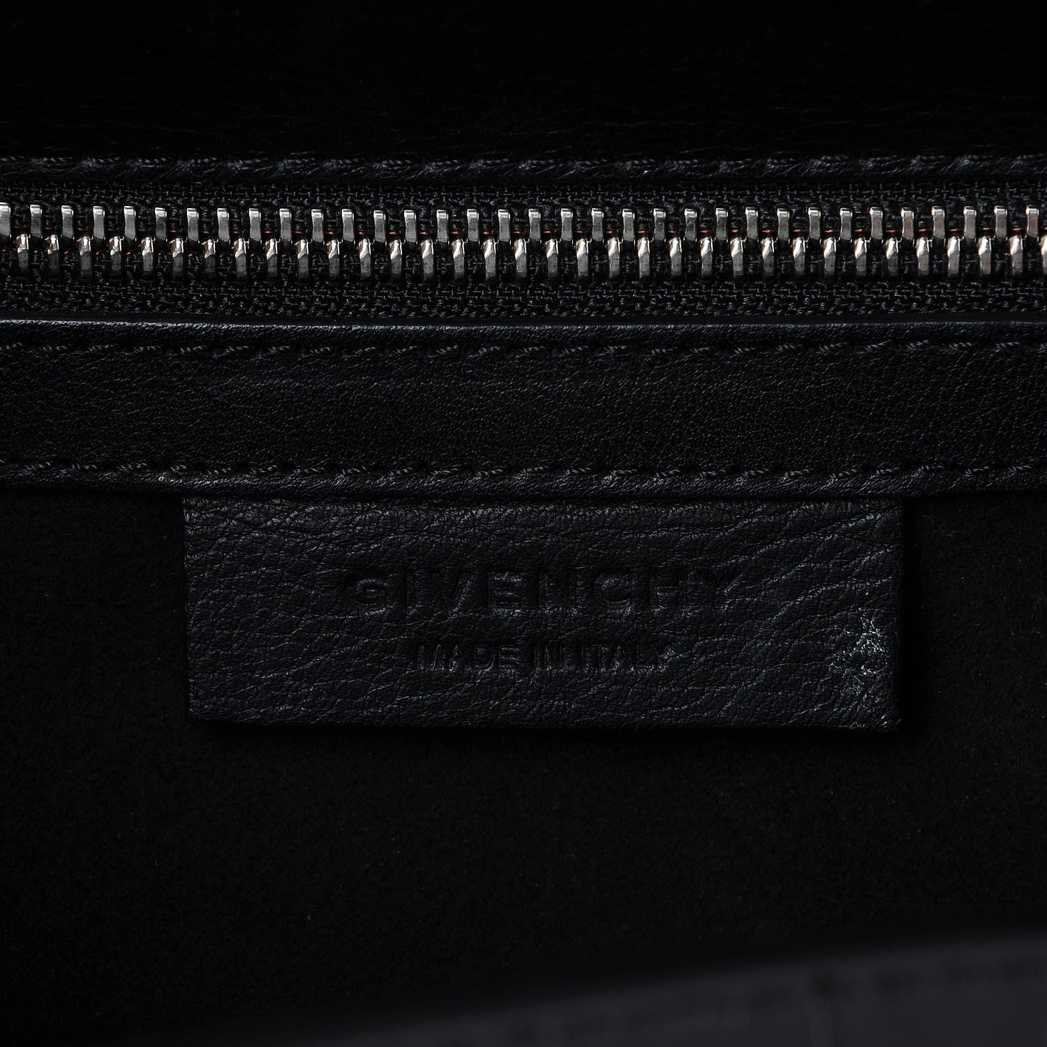 Givenchy Calfskin Crocodile Embossed Medium Pandora Box Crossbody Bag Black 6 of 10
