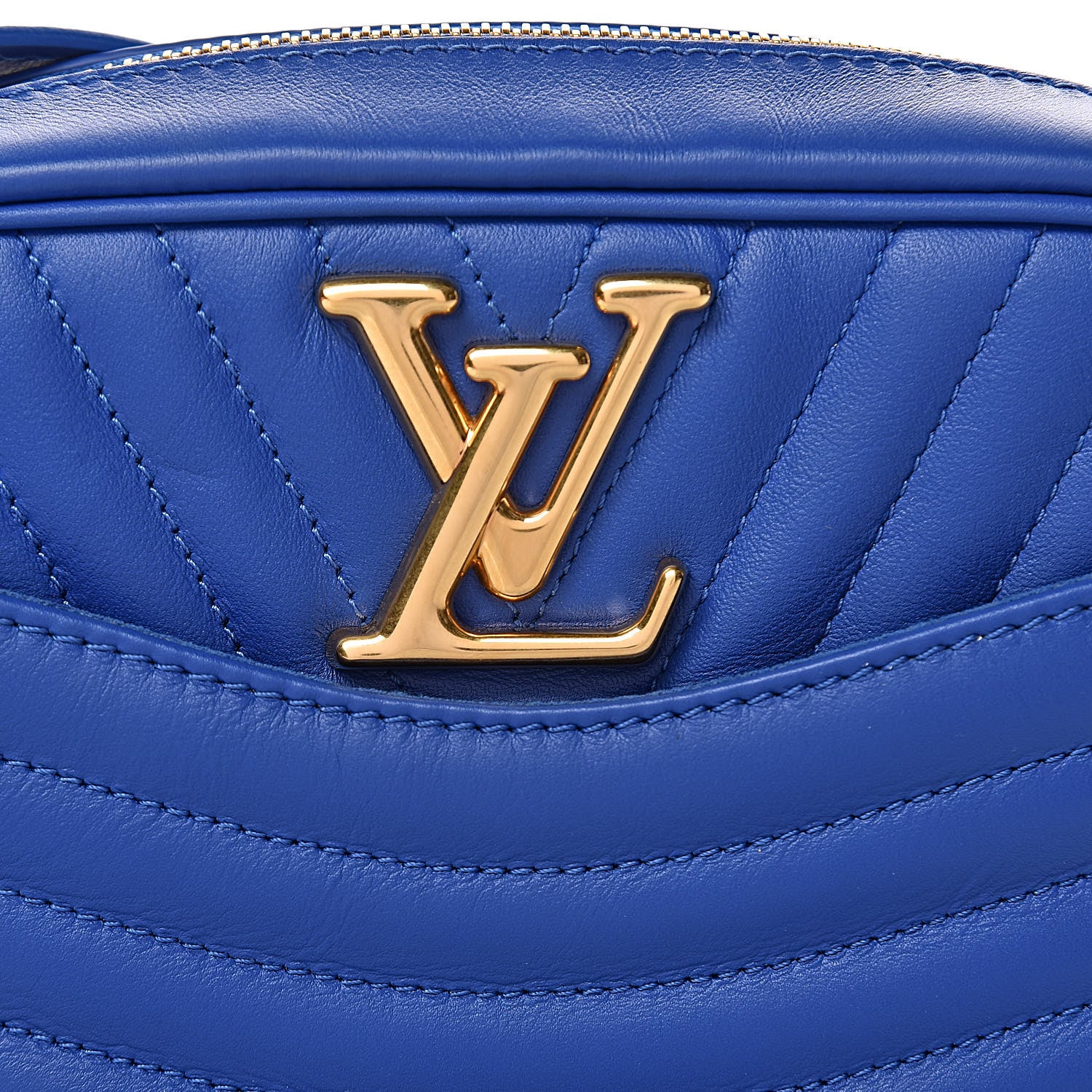 Louis Vuitton Calfskin New Wave Camera Bag Bleu Neon 11 of 12