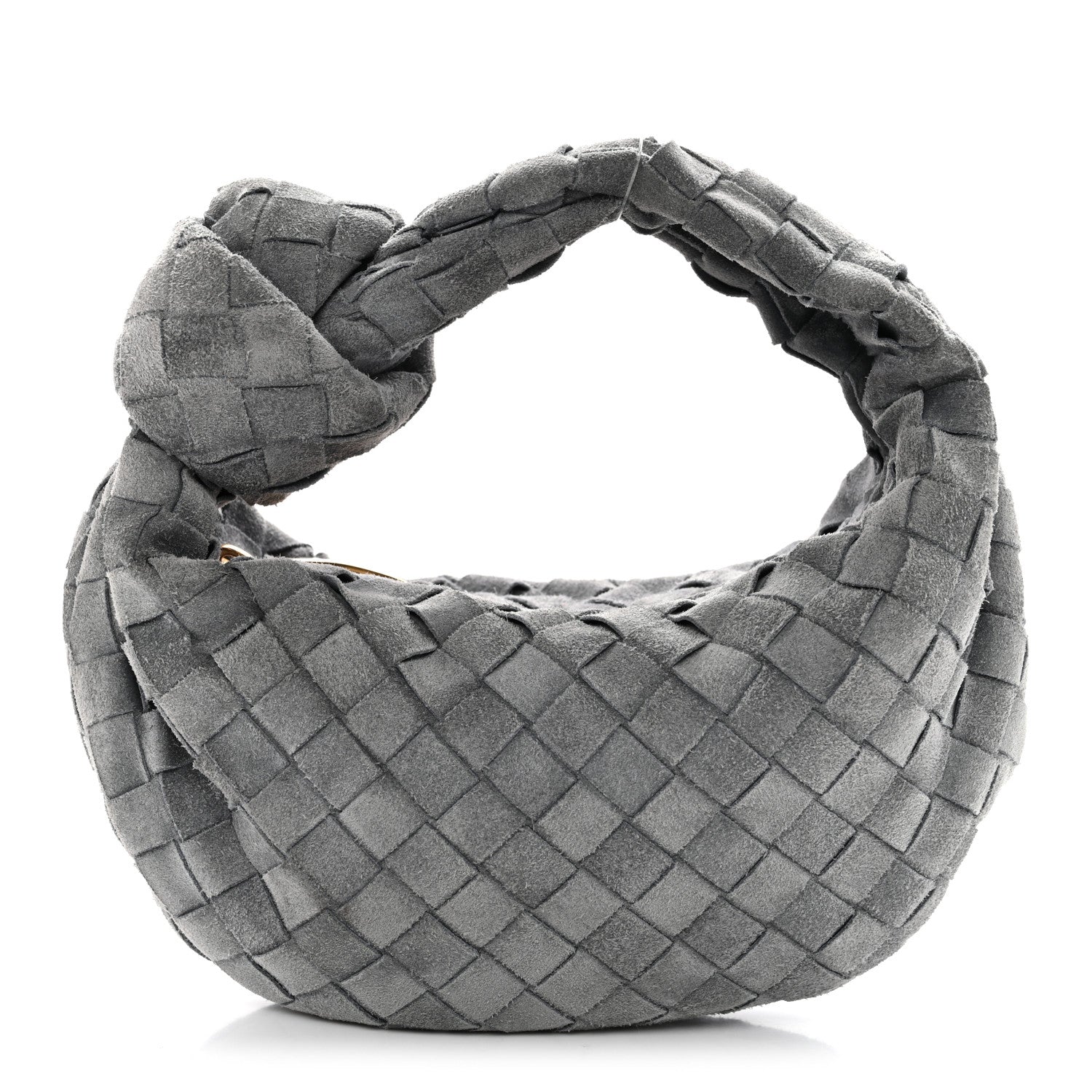 Bottega Veneta Suede Intrecciato Mini Jodie Thunder 1 of 11