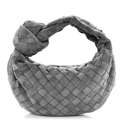 Bottega Veneta Suede Intrecciato Mini Jodie Thunder 1 of 11