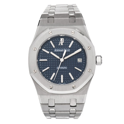 Audemars Piguet Stainless Steel 39mm Royal Oak Automatic Watch Blue 15300ST.OO.1220ST.02 1 of 4