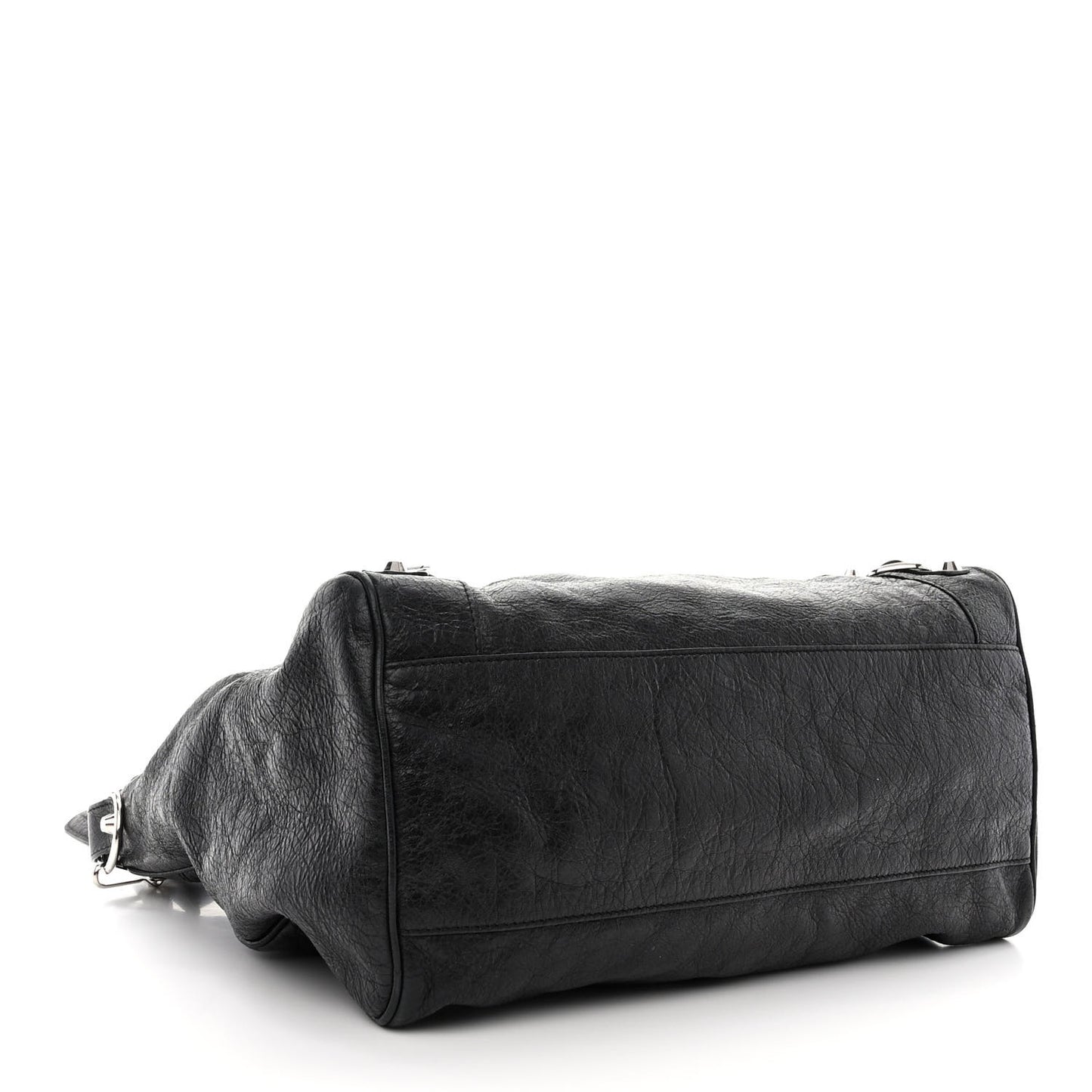 Agneau Classic Silver Hardware Velo Black