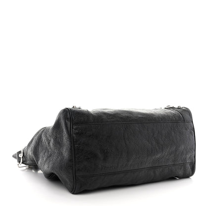 Balenciaga Agneau Classic Silver Hardware Velo Black 5 of 17