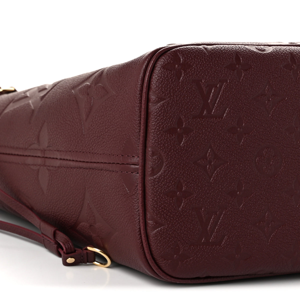 Louis Vuitton Empreinte Monogram Giant Neverfull MM Wine 8 of 10