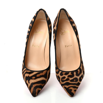 Christian Louboutin Pony Hair Jaguar Print Pigalle 85 Pumps 38 Brown 5 of 10