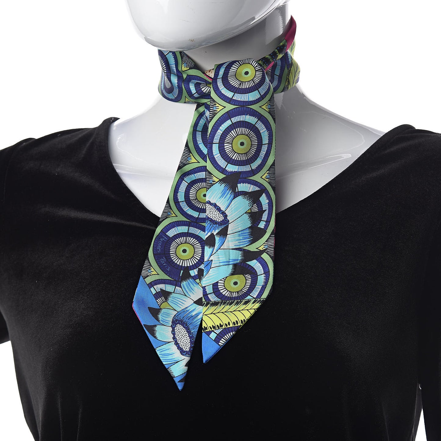 Silk The Savana Dance Twilly Rose Indien Indigo Vert