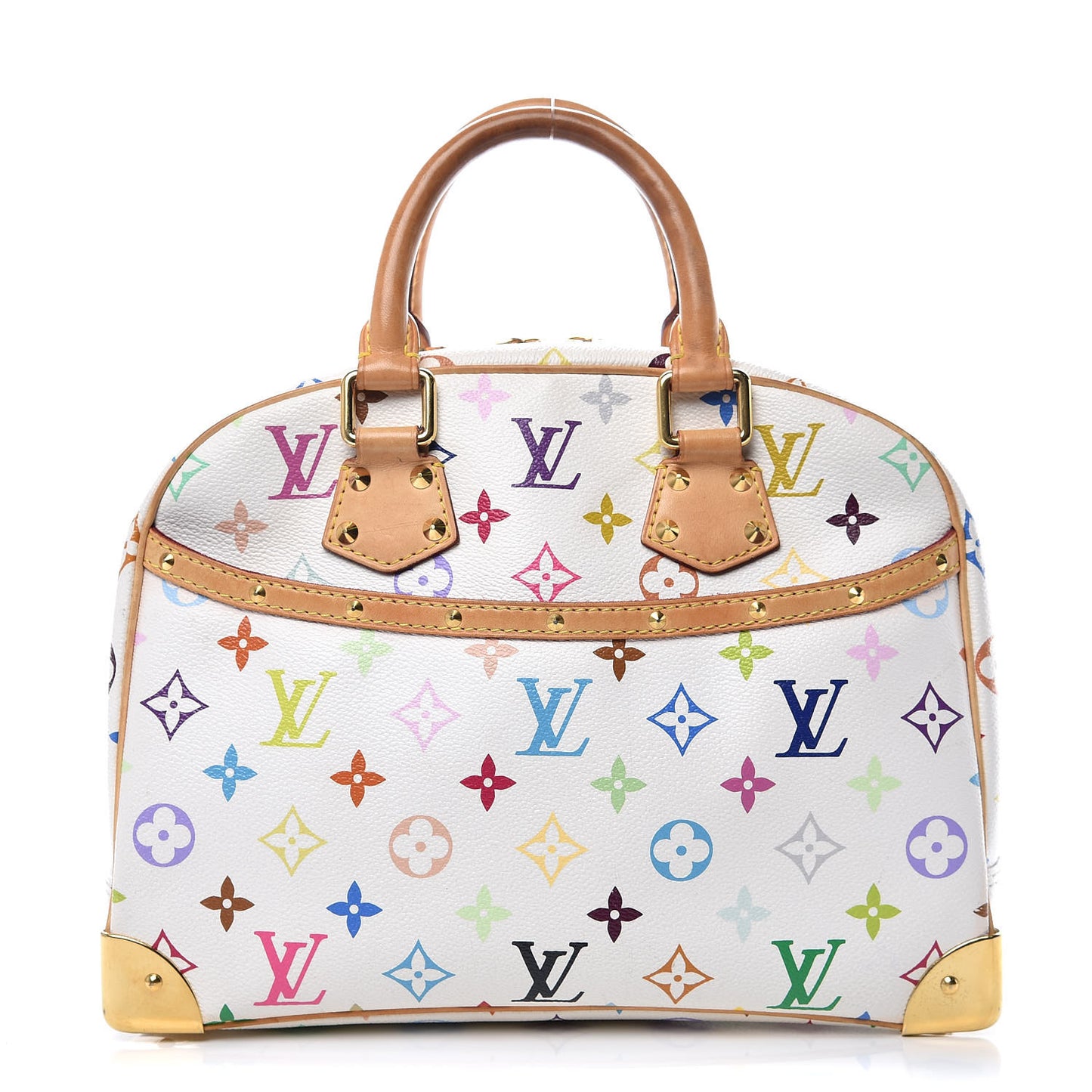 Monogram Multicolor Trouville White