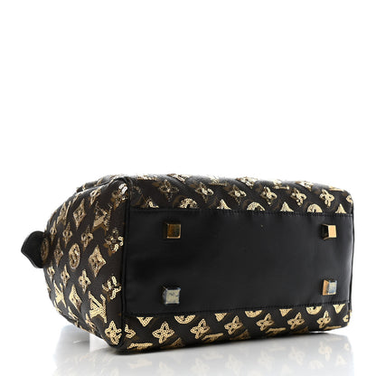 Louis Vuitton Monogram Sequins Eclipse Speedy 28 Gold 3 of 4
