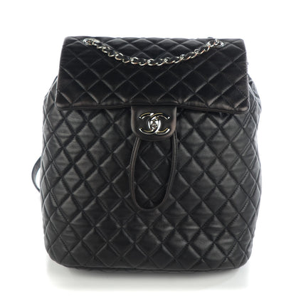 Chanel Lambskin Quilted Large Urban Spirit Backpack Black 1 of 7