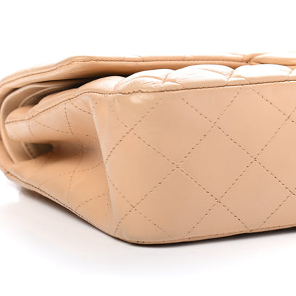 Chanel Lambskin Quilted Medium Double Flap Beige 7 of 11