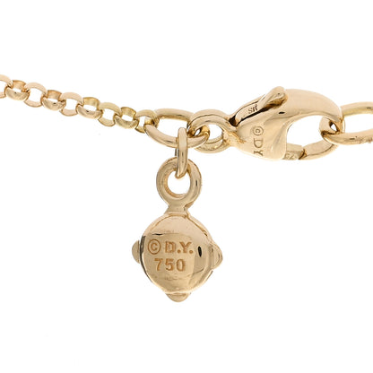David Yurman 18K Yellow Gold Freshwater Pearl Cable Collectibles Station Necklace 3 of 3