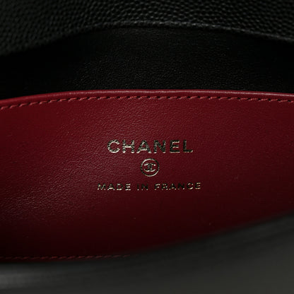 Chanel Shiny Caviar Mini Preppy Coco Shoulder Bag Black 6 of 11