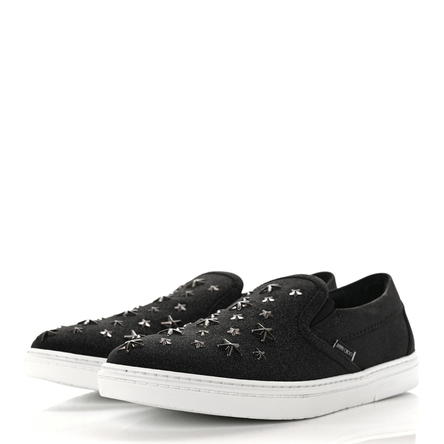 Fine Glitter Suede Mens Grove Sneakers 41.5 Black