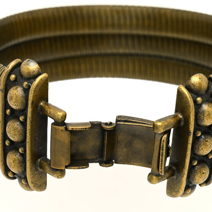 Christian Dior Metal Logo Bracelet Gold 3 of 3