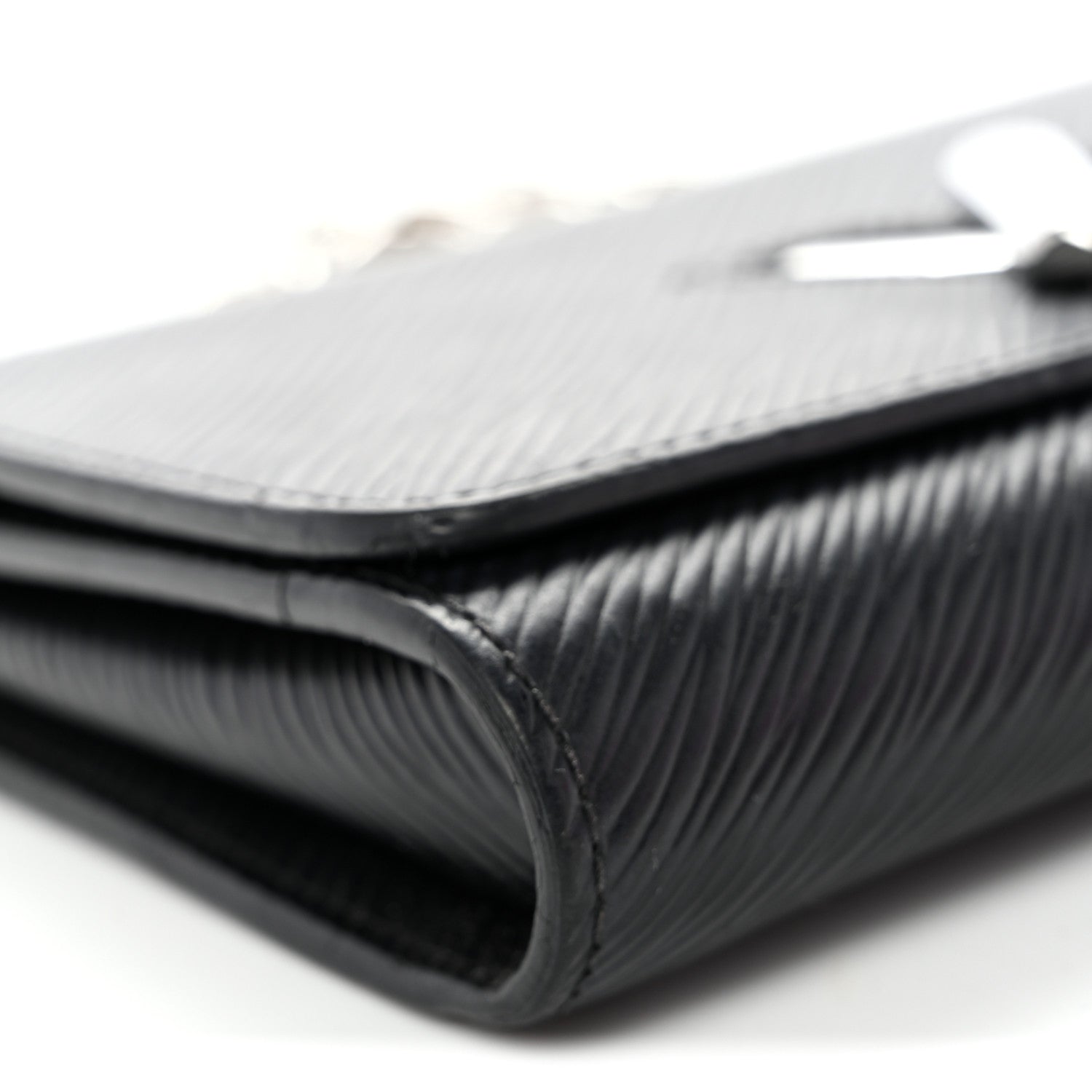 Louis Vuitton Epi Twist Chain Wallet Black 8 of 10