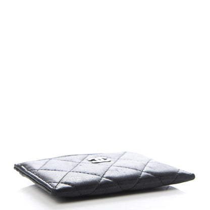 Chanel Lambskin Quilted Card Holder Black 4 of 10