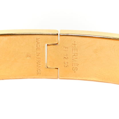 Hermes Matte Enamel Narrow Clic Clac HH Bracelet T5 Etain 4 of 4