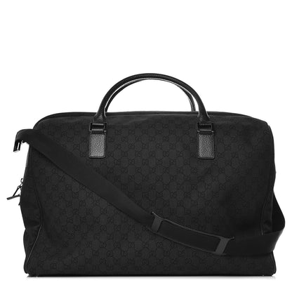 Gucci Denim Monogram Large Duffle Black 1 of 9