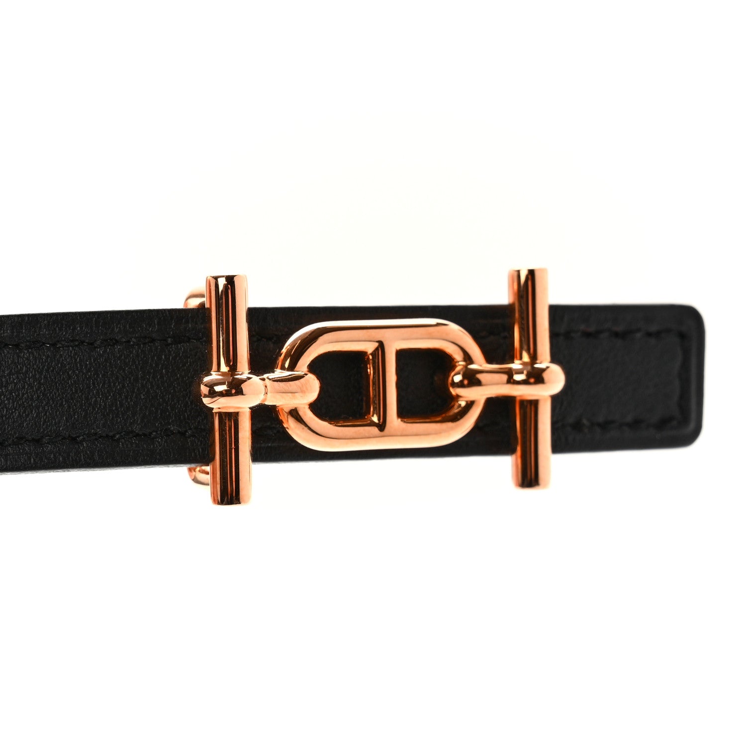 Hermes Swift Epsom 13mm Ancre Belt 75 30 Black Gold 5 of 6
