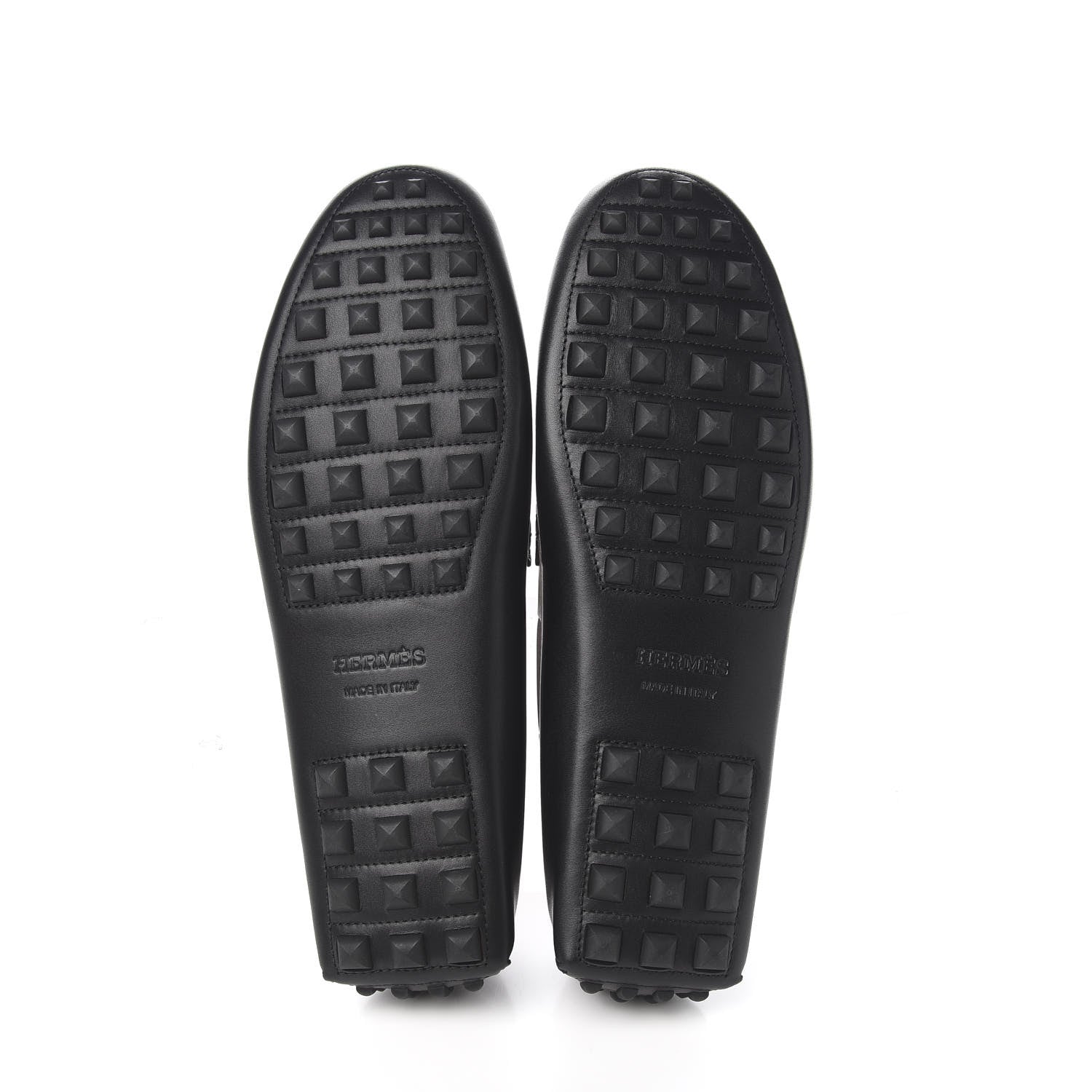 Hermes Supple Calfskin Mens Irving Driving Moccasin Loafers 43.5 5 of 10