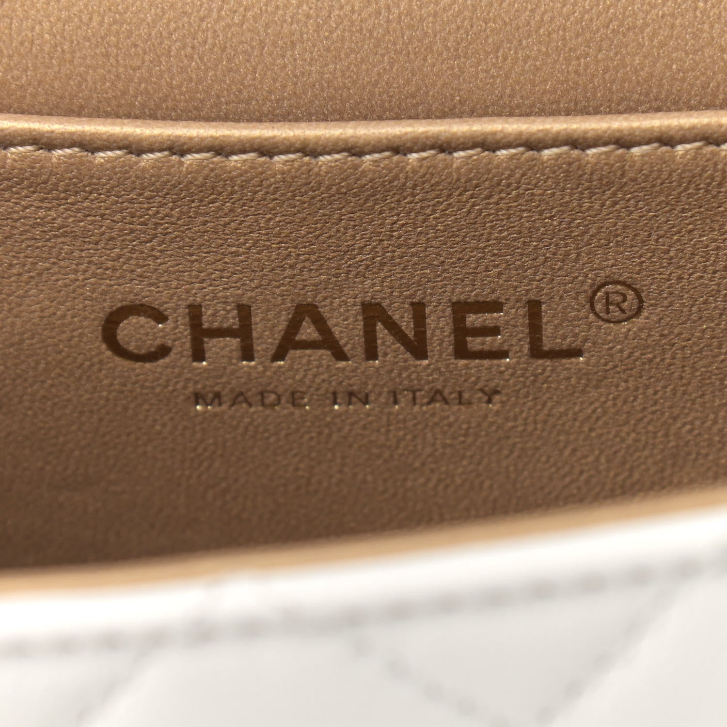 Chanel Lambskin Quilted Chic Pearls Flap White 6 of 10