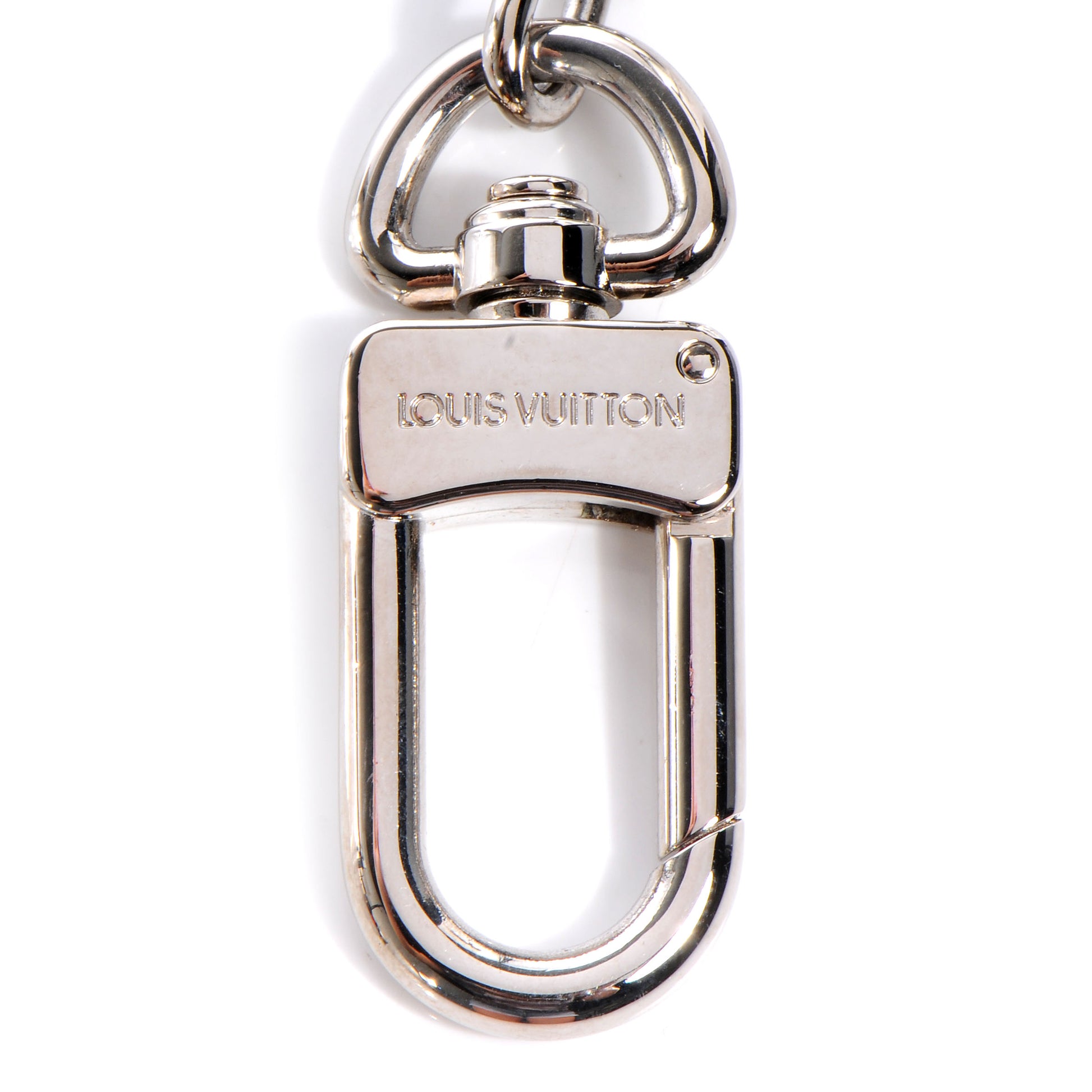 Louis Vuitton Pochette Extender Key Ring Chain Silver 3 of 4