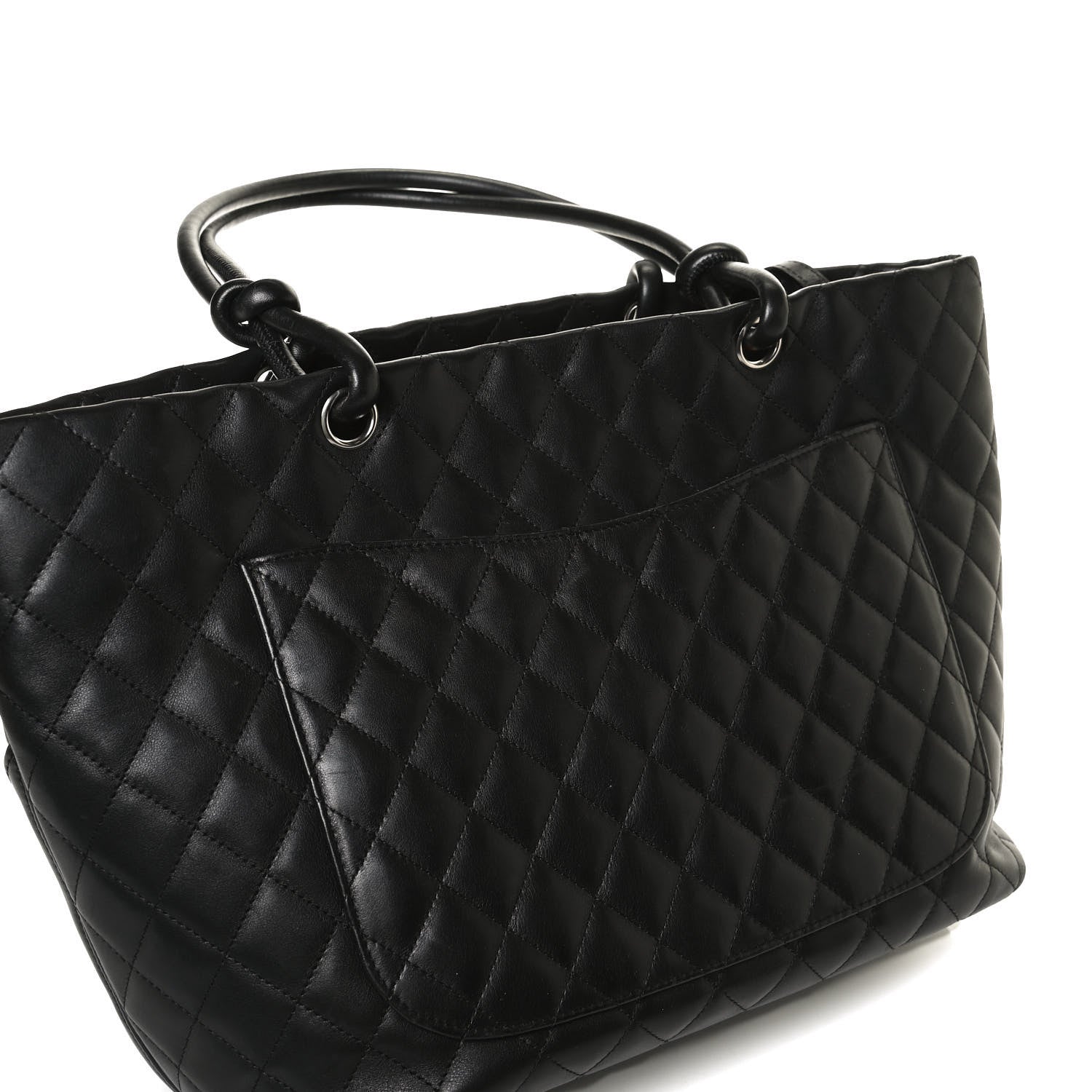 Chanel Calfskin Quilted Large Cambon Tote Black 17 of 19