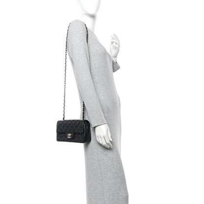 Chanel Lambskin Quilted Mini Rectangular Flap Black 2 of 11