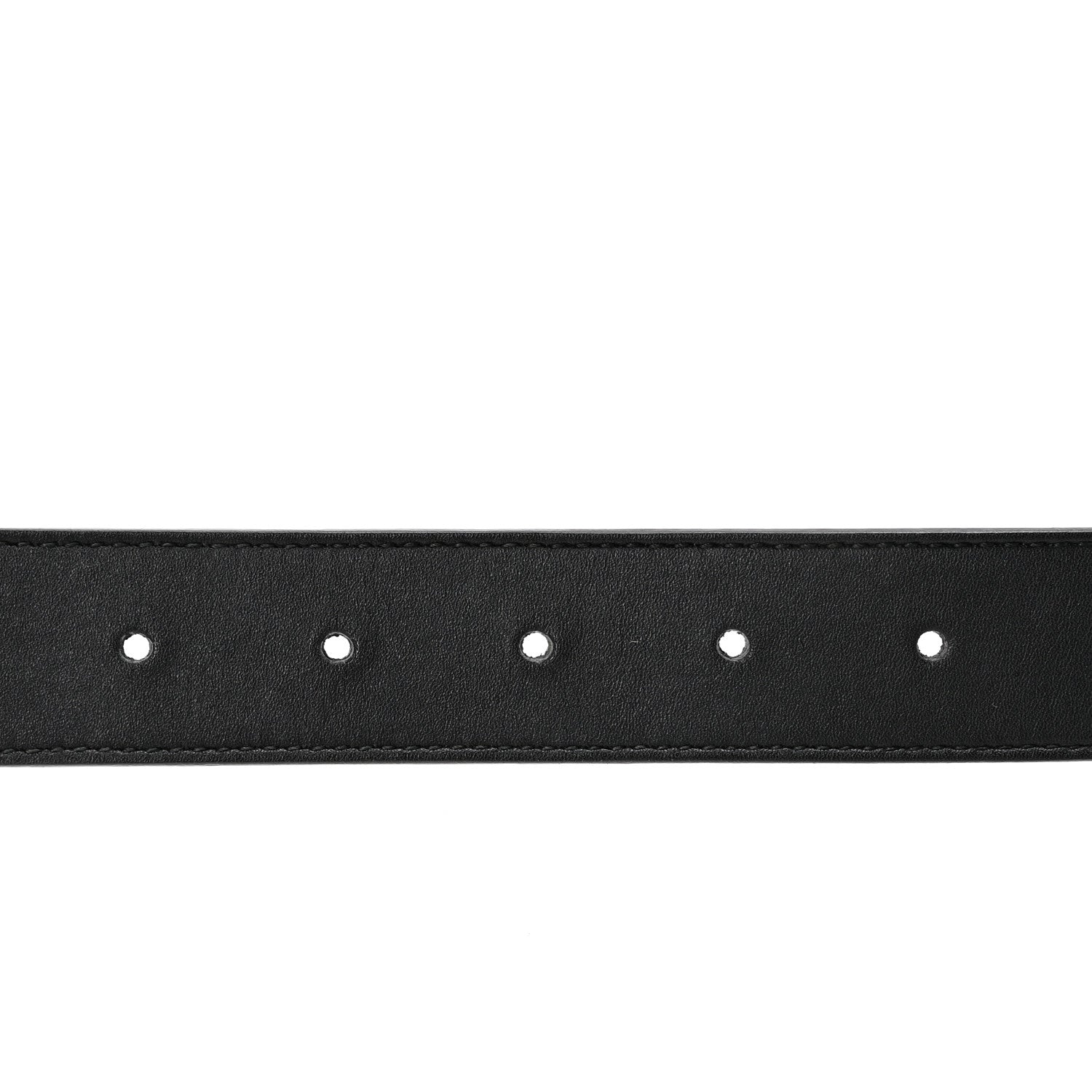 Gucci Calfskin Double G 30mm Belt 80 32 Black 3 of 6