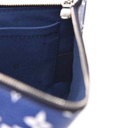 Louis Vuitton Monogram Escale Neverfull MM GM Pochette Blue 7 of 7